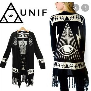 unif x uo illuminati cardigan
